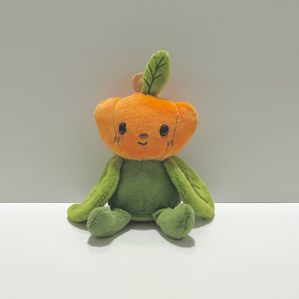 Dandee Adorable Pumpkin Plush Toy Fall Autumn Orange Green